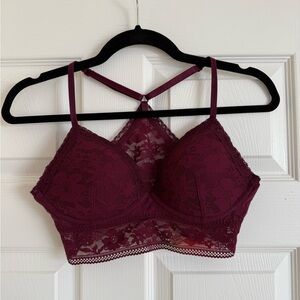 OPEN TO OFFERS!!! Victoria's Secret Lace Bralette - Rich Wine
